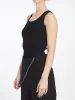 BLACK RIBBED STRAPS BODYSUIT sold by Lord & Taylor