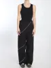 BLACK RIBBED STRAPS BODYSUIT sold by Lord & Taylor