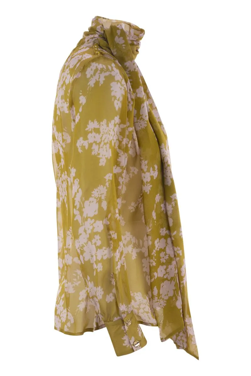 PINK GREEN BLOUSE EST FLOWERS sold by Lord & Taylor product image thumbnail 3