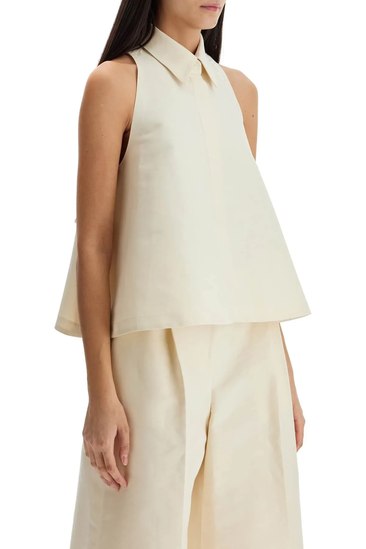 SM BEIGE FLARED TOP sold by Lord & Taylor product image thumbnail 2