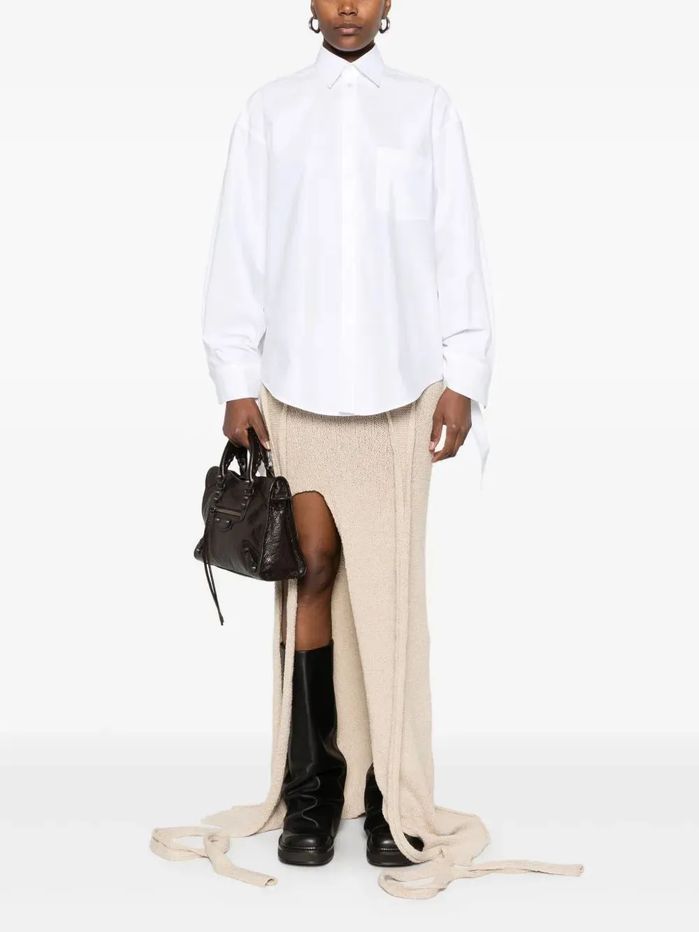 KNOTTED CUFF BLOUSE sold by Lord & Taylor product image thumbnail 2