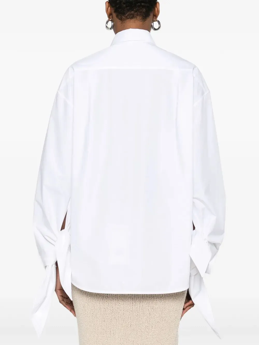 KNOTTED CUFF BLOUSE sold by Lord & Taylor product image thumbnail 4
