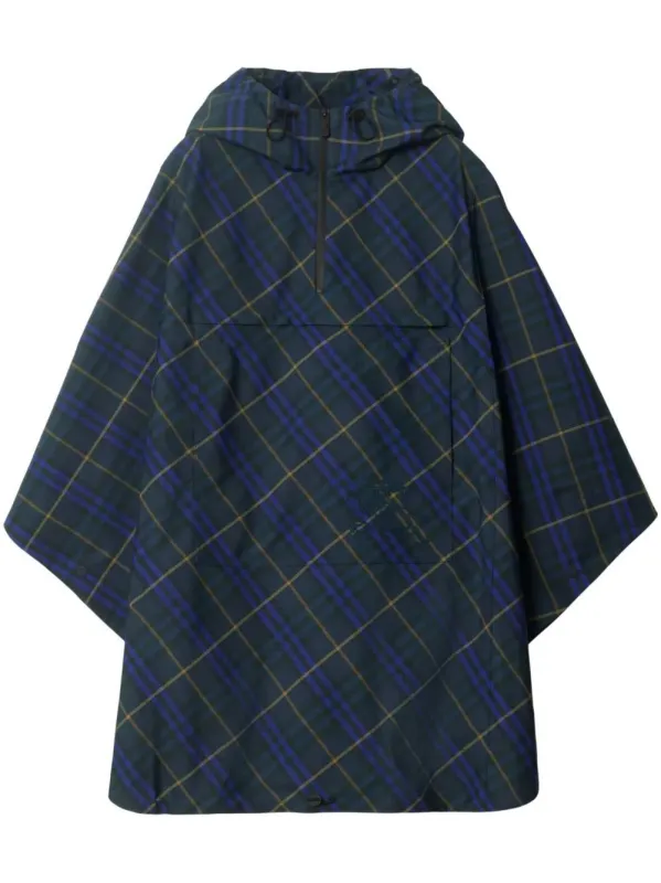 PACKAWAY CHECK CAPE sold by Lord & Taylor