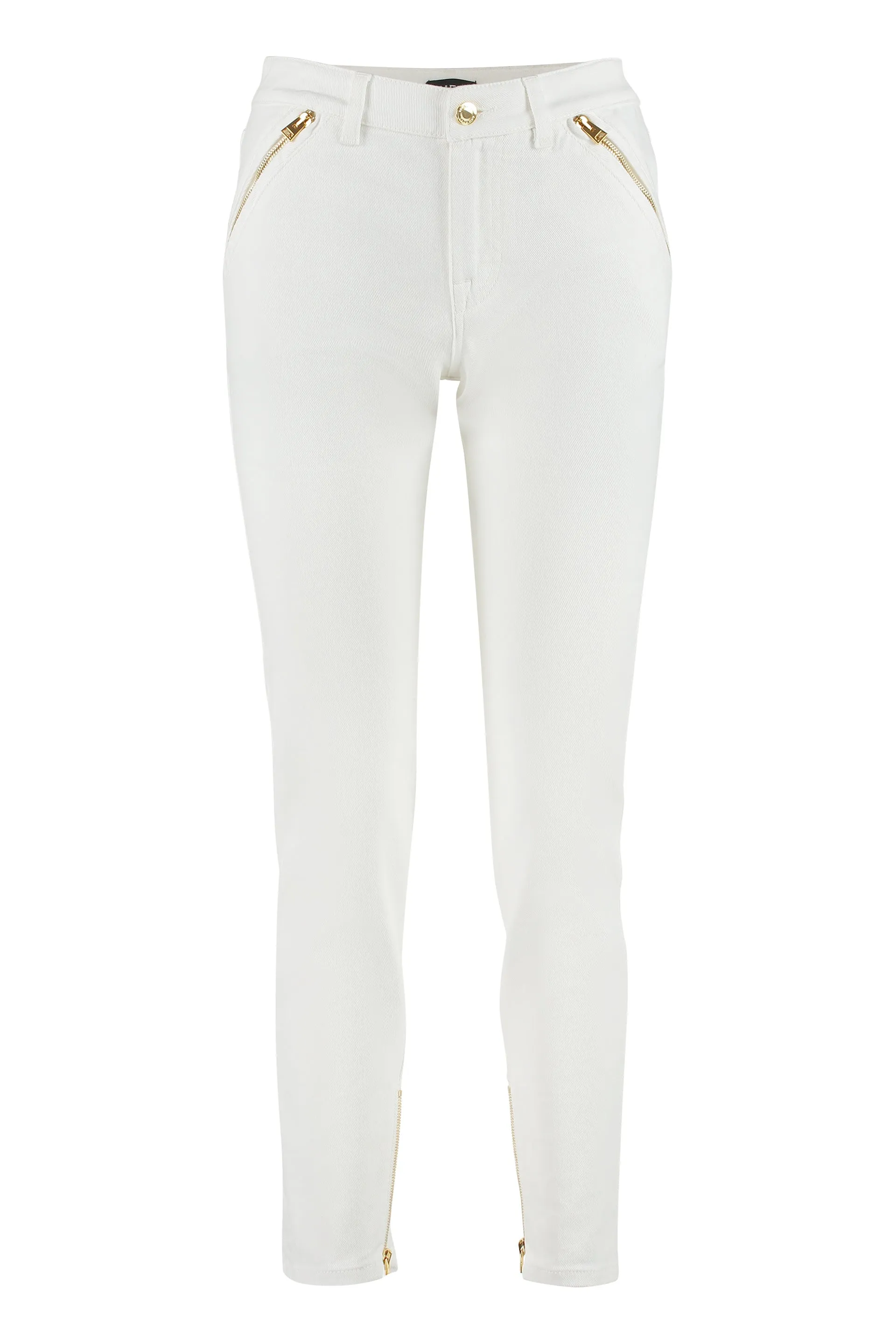 HIGH-RISE SKINNY-FIT JEANS sold by Lord & Taylor
