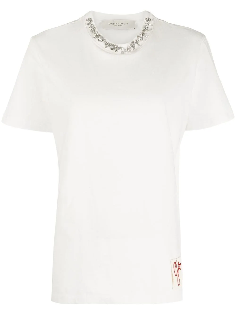 EMBROIDERED COTTON T-SHIRT sold by Lord & Taylor