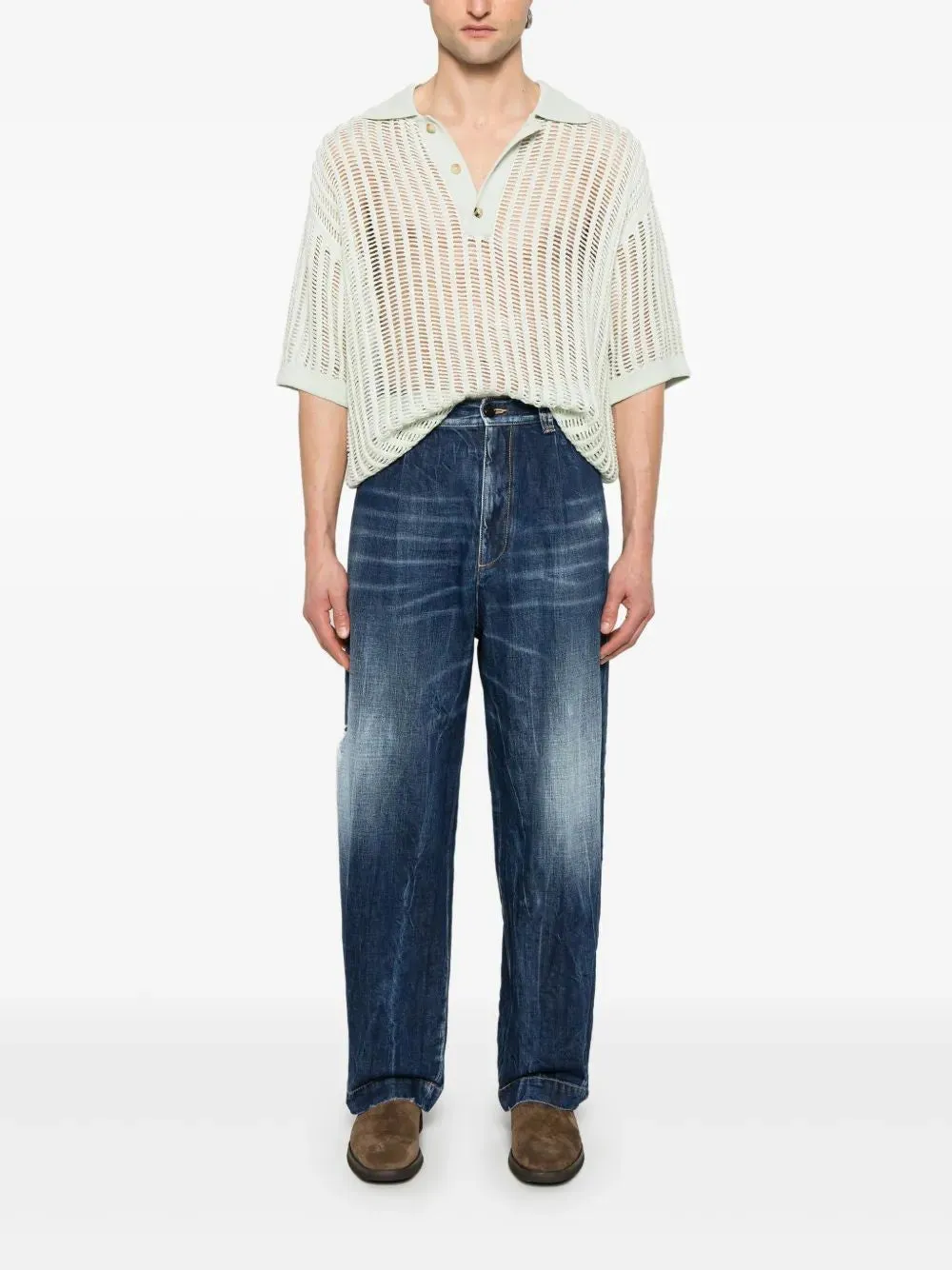 PLEAT DETAIL JEANS sold by Lord & Taylor product image thumbnail 2