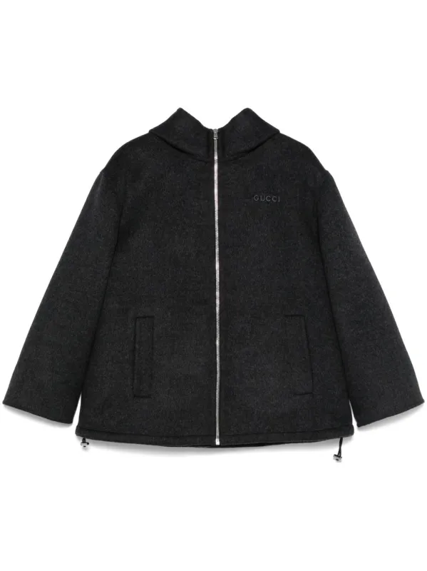 WOOL AND SILK BLEND CABAN sold by Lord & Taylor