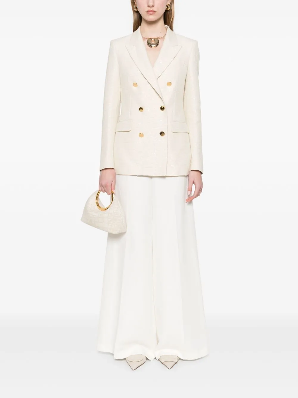 COTTON BLEND DOUBLE-BREASTED JACKET sold by Lord & Taylor product image thumbnail 3