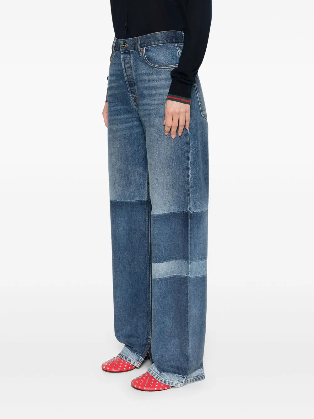 BOYFRIEND DENIM COTTON JEANS sold by Lord & Taylor product image thumbnail 4