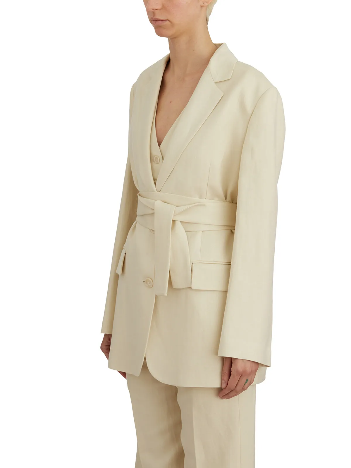 BLAZER WITH BELT sold by Lord & Taylor product image thumbnail 5