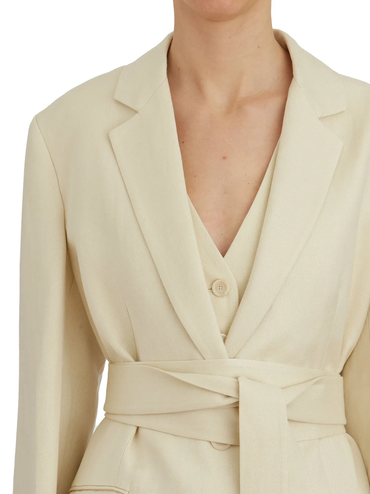 BLAZER WITH BELT sold by Lord & Taylor product image thumbnail 3