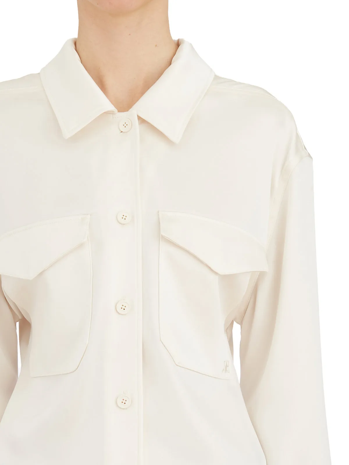 2 POCKET SATIN SHIRT sold by Lord & Taylor product image thumbnail 2