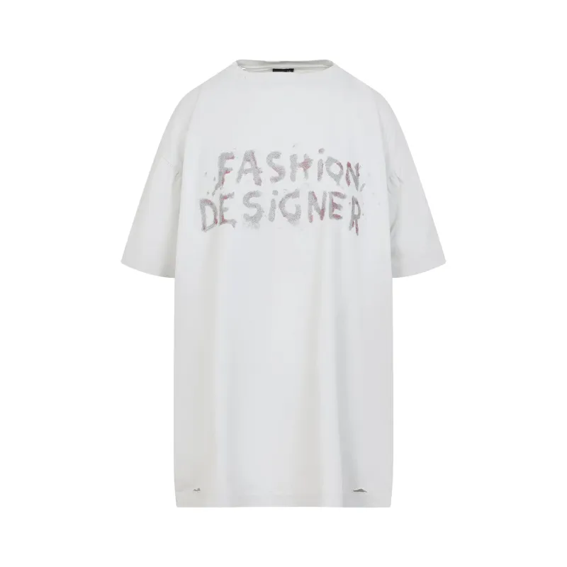 DISTRESSED COTTON SHIRT made by Balenciaga