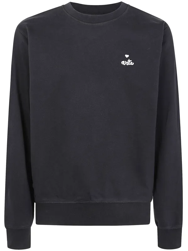 SMALL HEART AND LOGO CREWNECK sold by Lord & Taylor