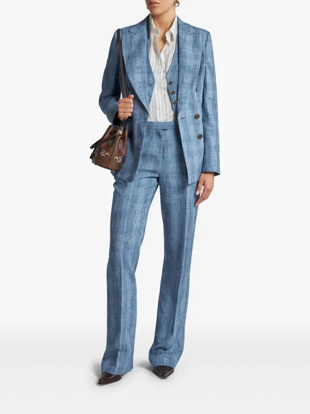 SLUB WAISTCOAT sold by Lord & Taylor product image thumbnail 2