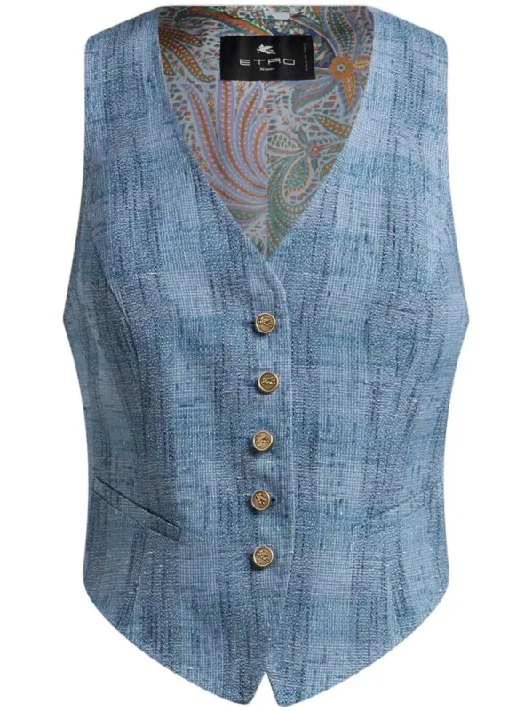 SLUB WAISTCOAT sold by Lord & Taylor