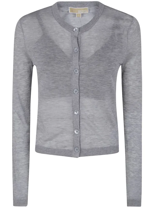 COTTON SILK CREW NECK CARDIGAN sold by Lord & Taylor