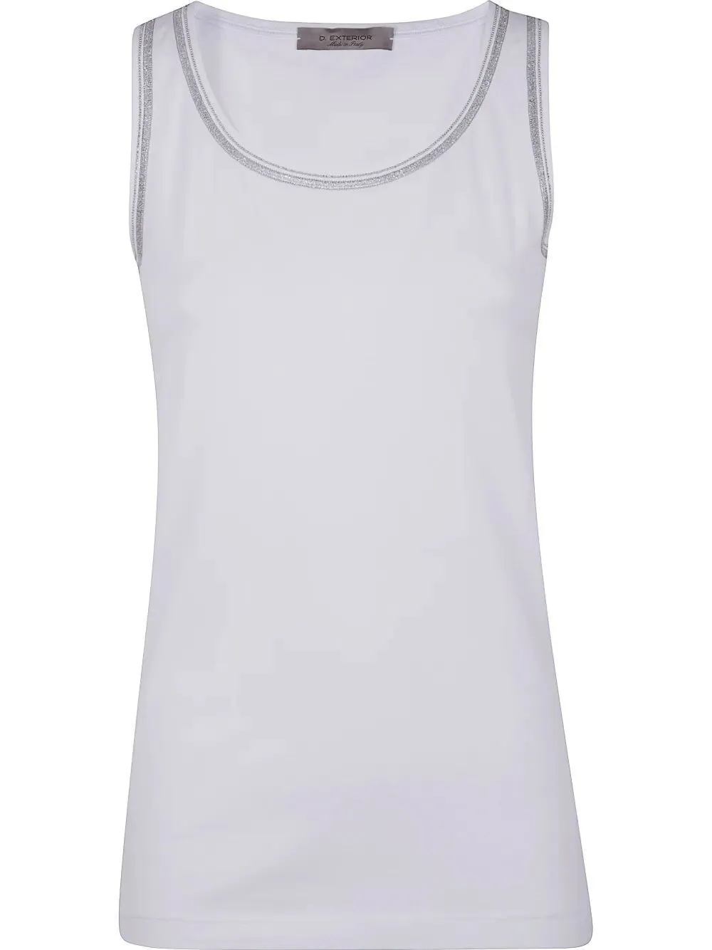 COTTON JERSEY TANK TOP sold by Lord & Taylor product image thumbnail 4