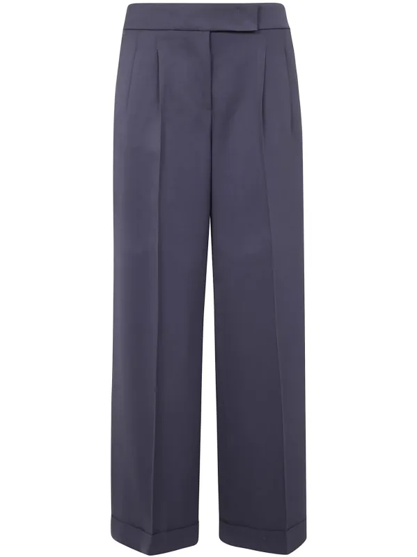 VISCOSE CADY STRETCH WIDE LEG TROUSERS sold by Lord & Taylor