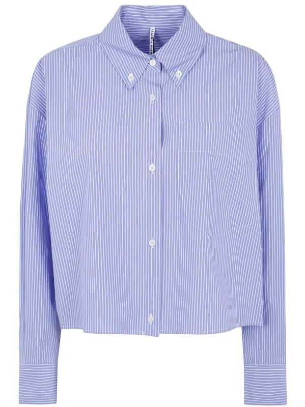 OVERSIZED CROPPED SHIRT sold by Lord & Taylor