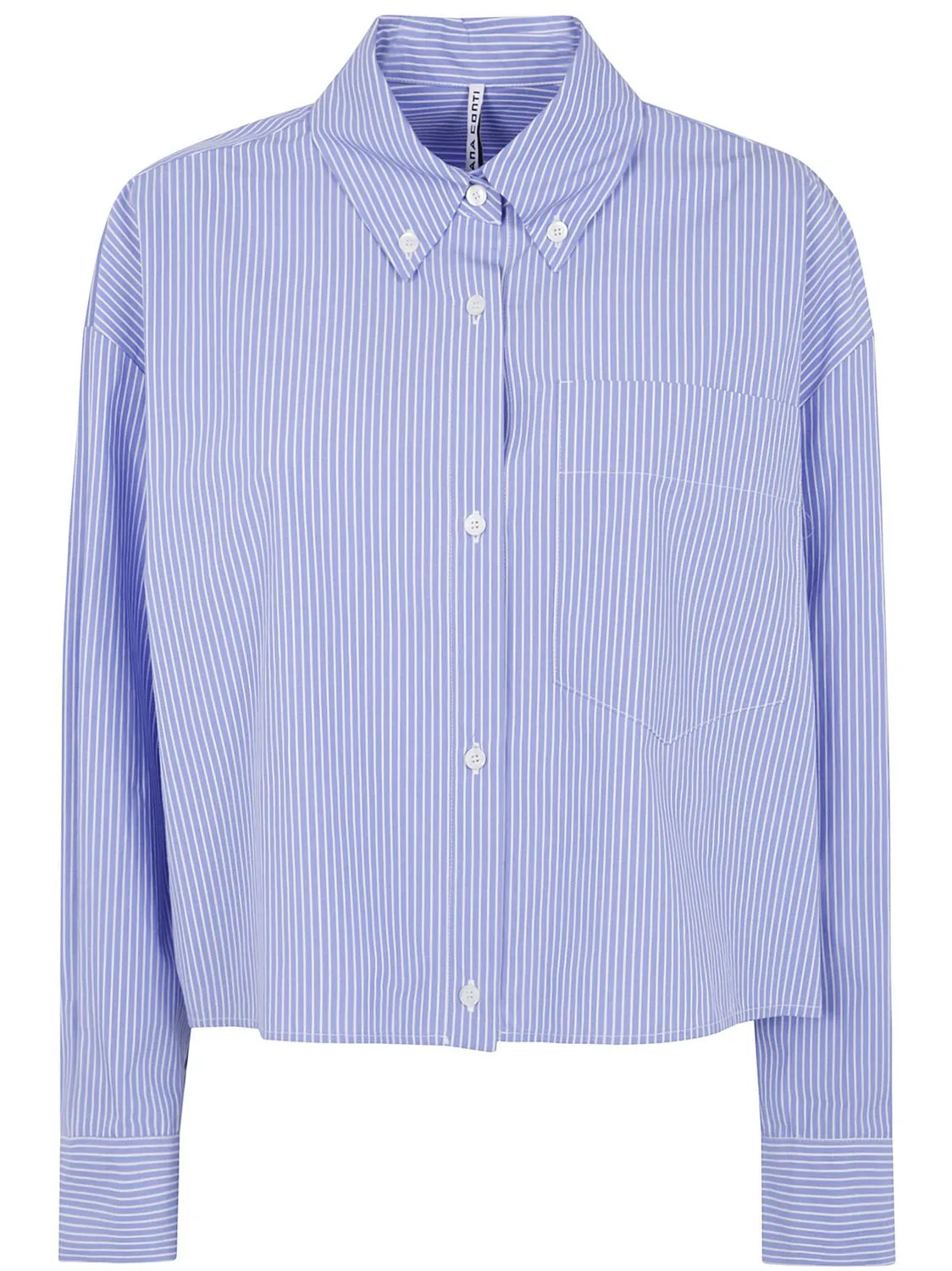 OVERSIZED CROPPED SHIRT sold by Lord & Taylor