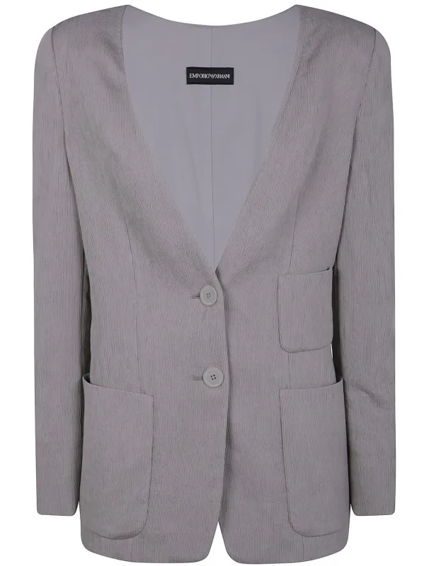 RIBBED SINGLE BREASTED BLAZER sold by Lord & Taylor