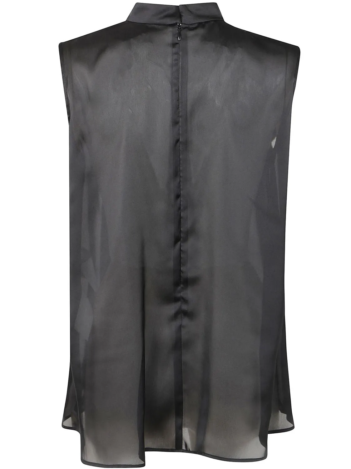 SATIN X CHIFFON PULLOVER sold by Lord & Taylor product image thumbnail 5