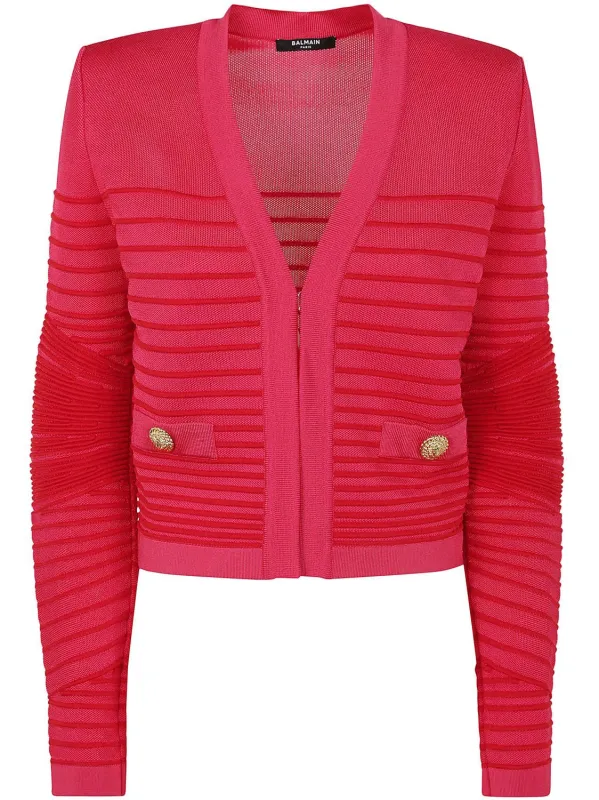 LON SLEEVES SIDE TO SIDE FLECHAGE KNIT CARDIGAN sold by Lord & Taylor