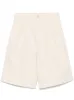 RELAXED PLEATED COTTON LINEN SKIRT sold by Lord & Taylor
