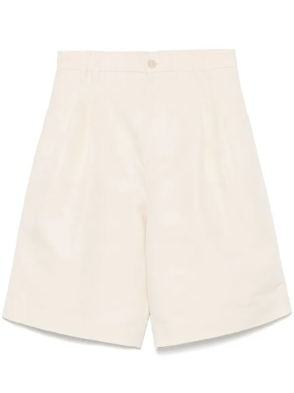 RELAXED PLEATED COTTON LINEN SKIRT sold by Lord & Taylor