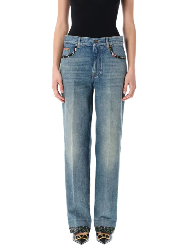 DENIM PANTS made by Valentino Garavani