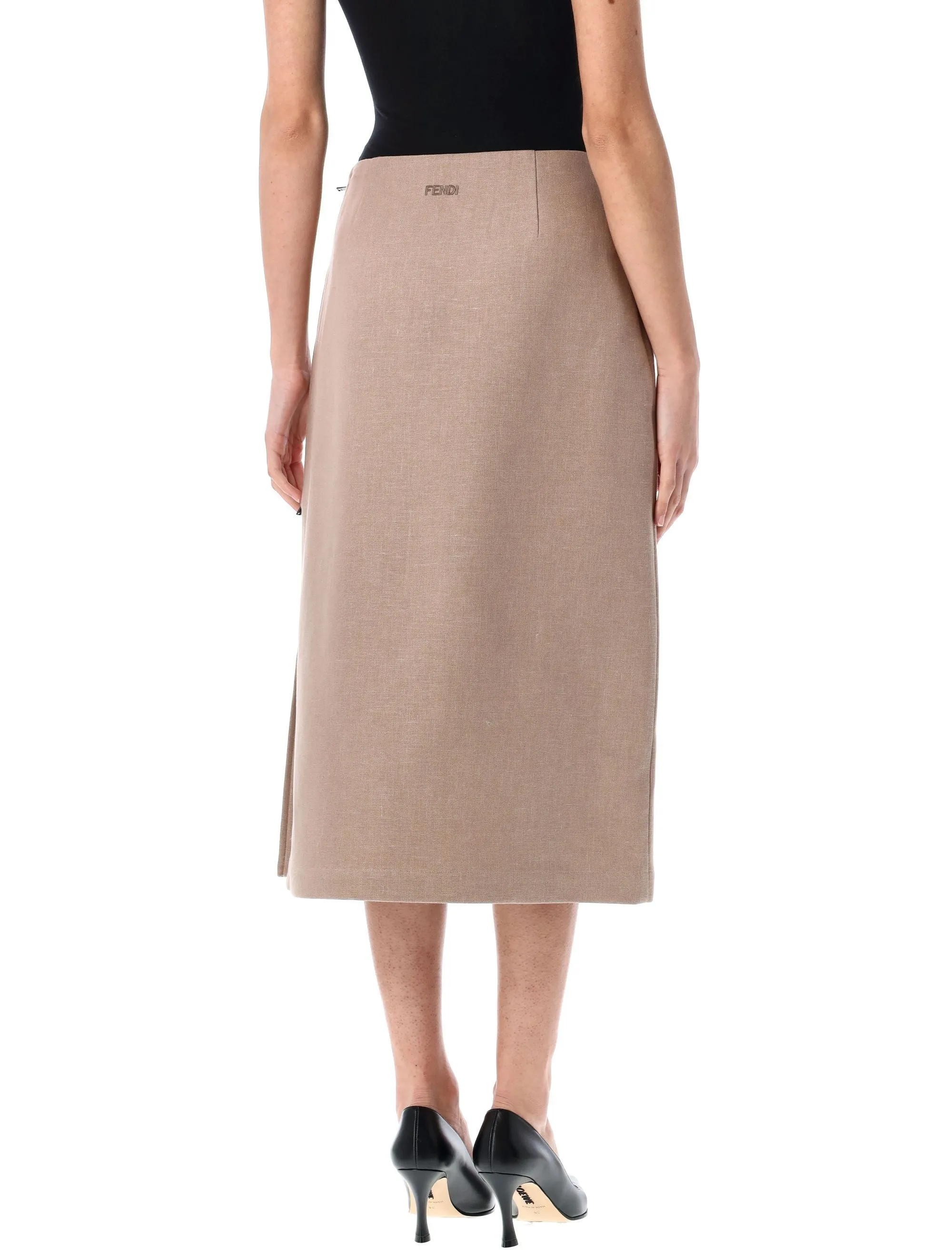 STRAIGHT-CUT MIDI SKIRT sold by Lord & Taylor product image thumbnail 2