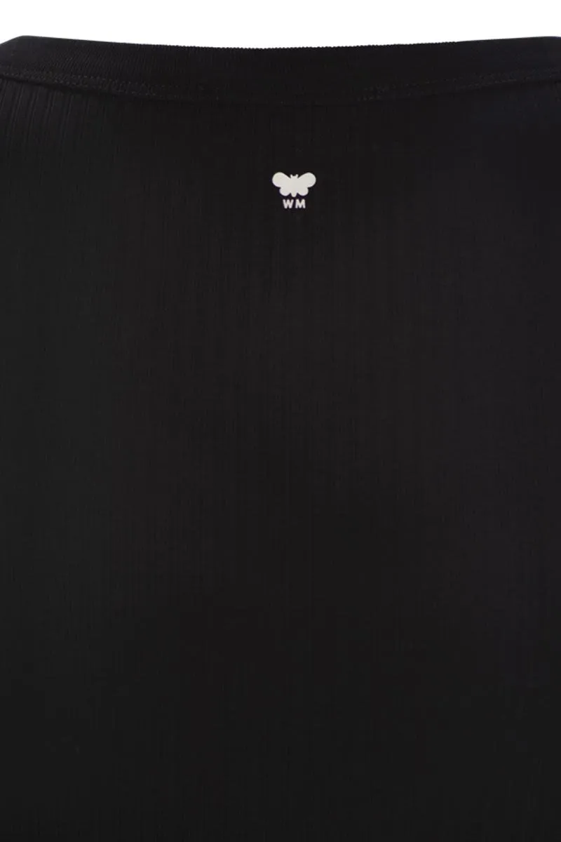 MULTIC - RIBBED COTTON YARN TOP sold by Lord & Taylor product image thumbnail 4