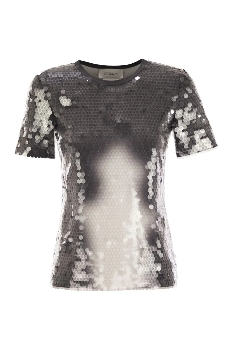 KIBBUTZ - T-SHIRT WITH SEQUINS sold by Lord & Taylor