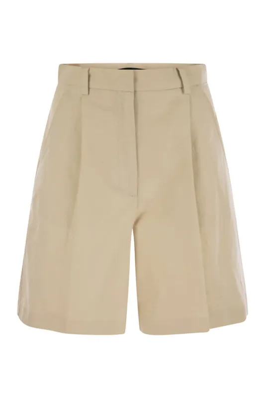 ECUBA - COTTON AND LINEN BERMUDA SHORTS sold by Lord & Taylor