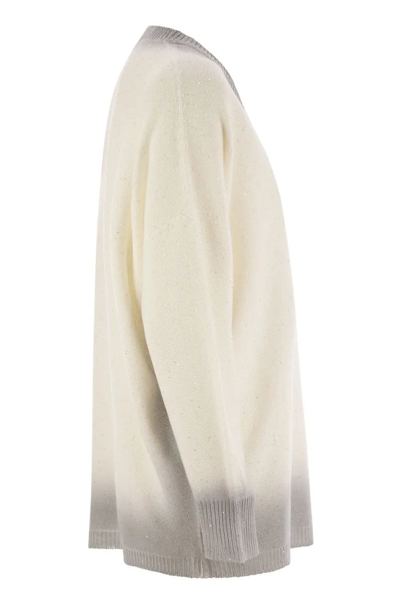 COTTON AND LINEN JERSEY WITH SEQUINS sold by Lord & Taylor product image thumbnail 3