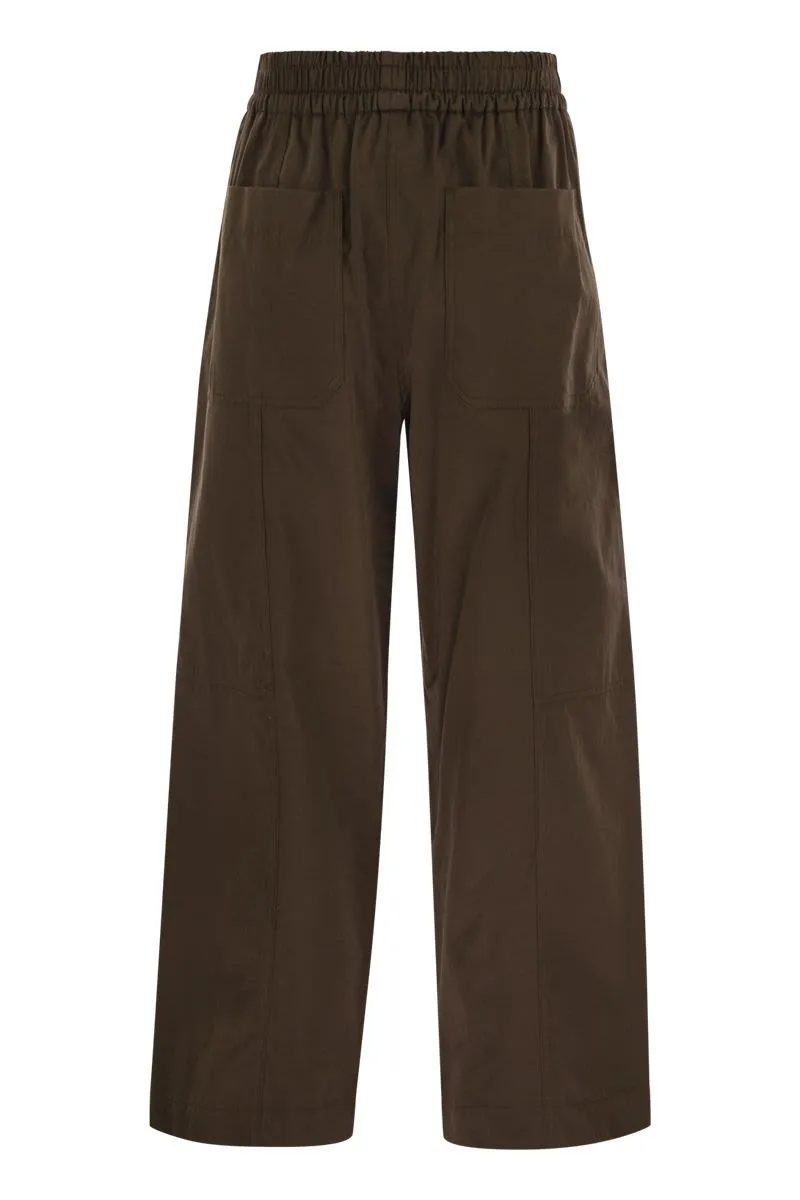 MILVA - LOOSE COTTON TROUSERS sold by Lord & Taylor product image thumbnail 2