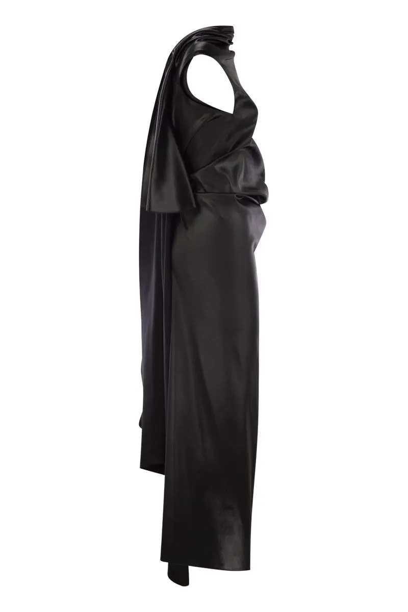 ABADAN1234 - FITTED DRESS WITH DRAPING sold by Lord & Taylor product image thumbnail 3