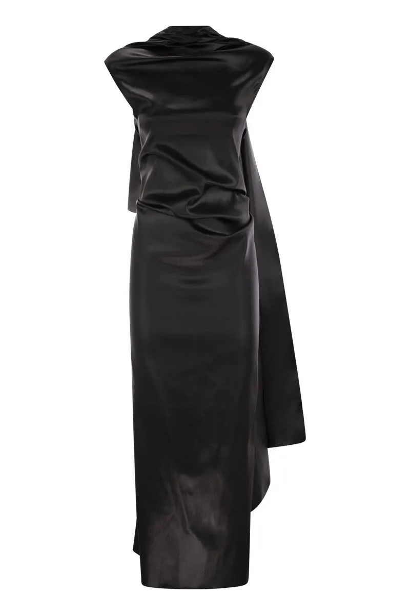 ABADAN1234 - FITTED DRESS WITH DRAPING sold by Lord & Taylor
