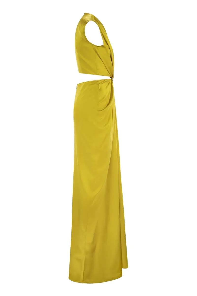 PANARO - SILK SATIN HOURGLASS DRESS sold by Lord & Taylor product image thumbnail 3