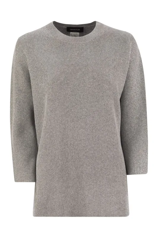 CREW-NECK SWEATER WITH LUREX sold by Lord & Taylor