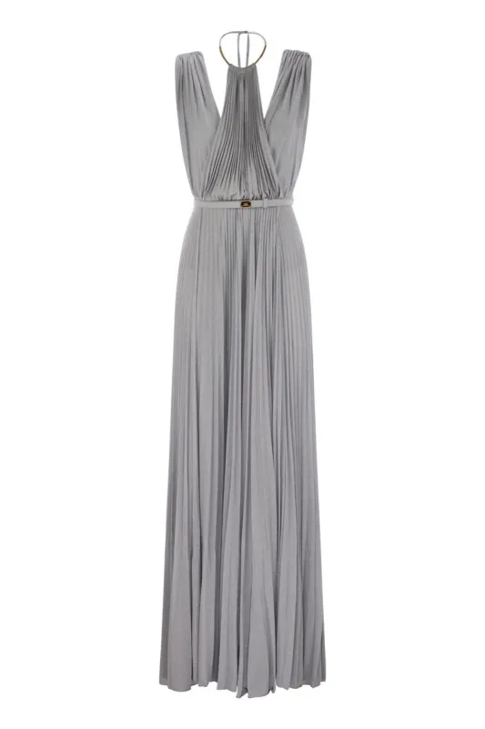 RED CARPET LUREX JERSEY DRESS WITH BELT sold by Lord & Taylor