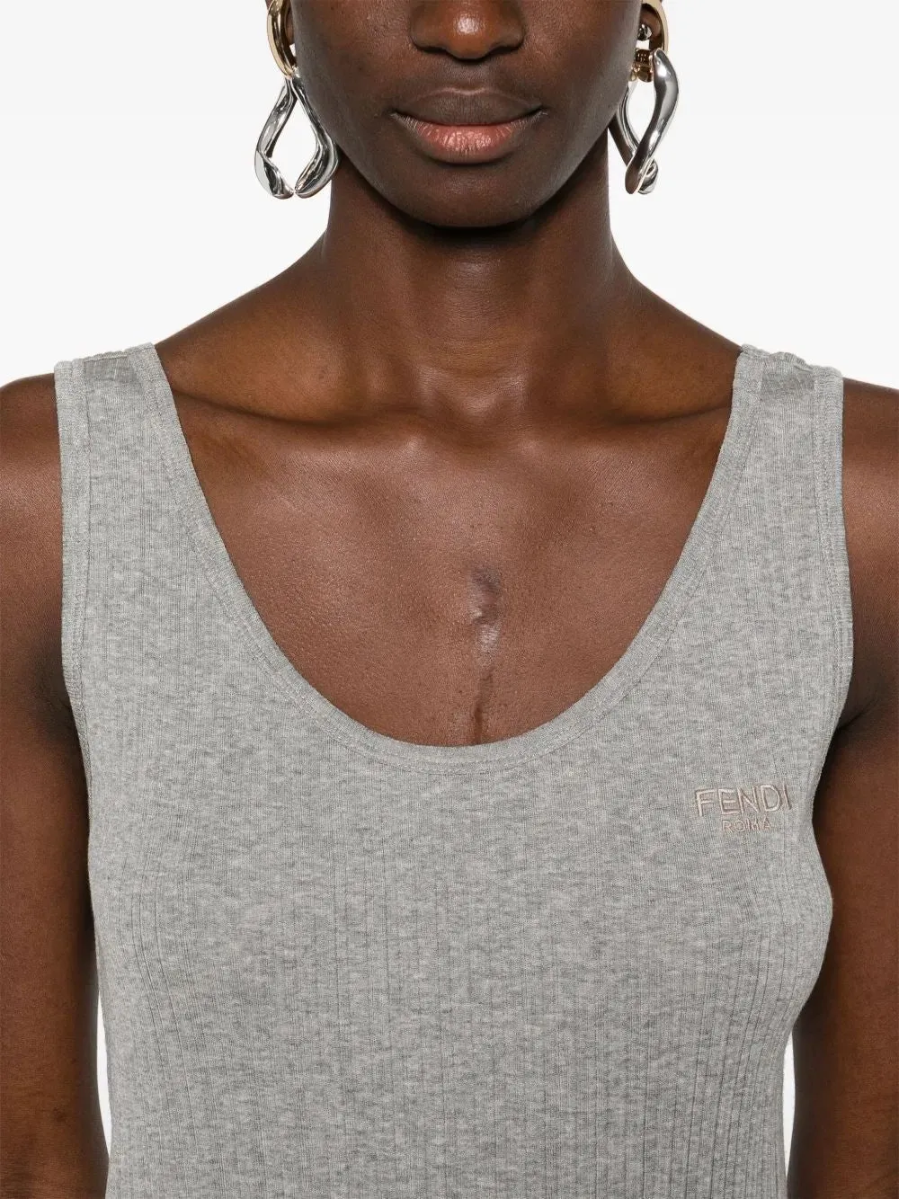GREY JERSEY TANK TOP sold by Lord & Taylor product image thumbnail 5