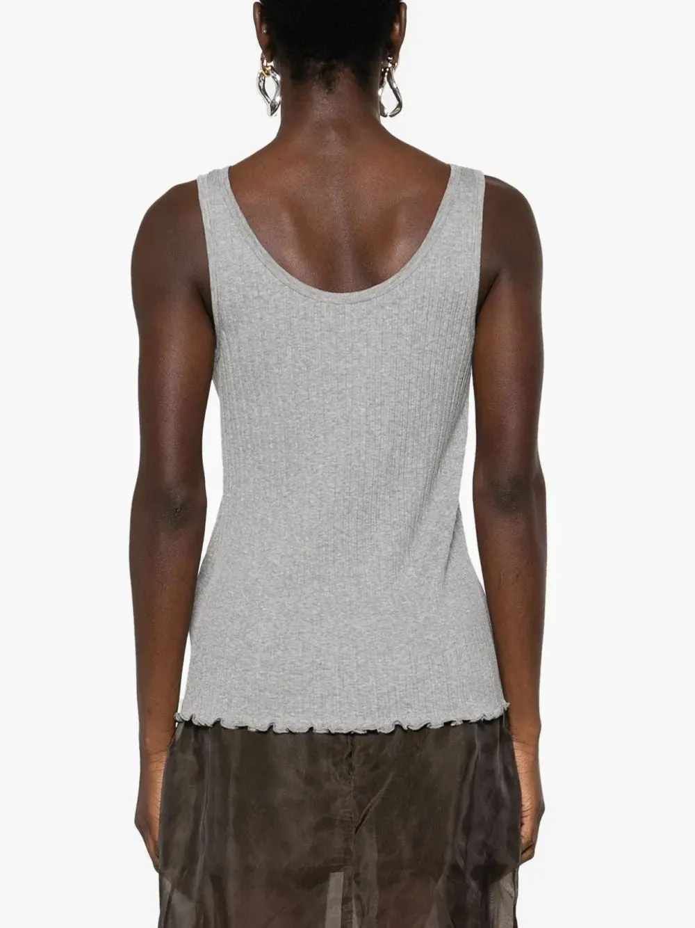GREY JERSEY TANK TOP sold by Lord & Taylor product image thumbnail 4