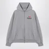 GREY ZIP-UP SWEATSHIRT I LOVE PARIS sold by Lord & Taylor