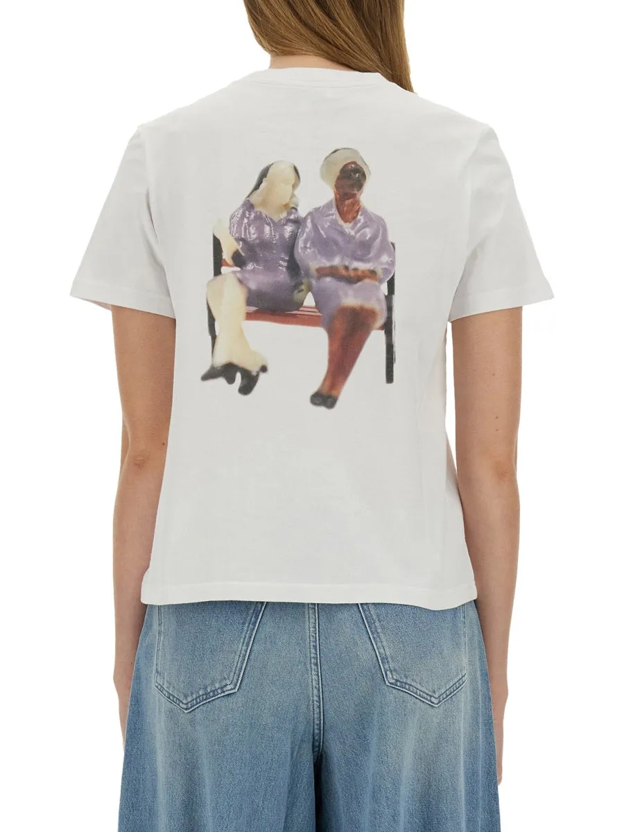 T-SHIRT WITH LOGO AND PRINT sold by Lord & Taylor product image thumbnail 3