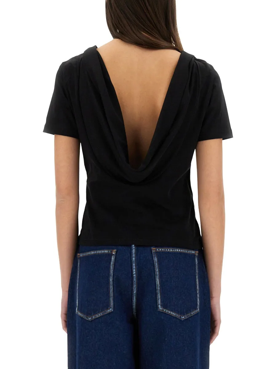 T-SHIRT WITH BACK NECKLINE sold by Lord & Taylor product image thumbnail 3