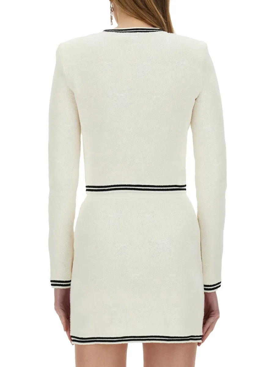 JACQUARD CARDIGAN WITH BOW sold by Lord & Taylor product image thumbnail 3