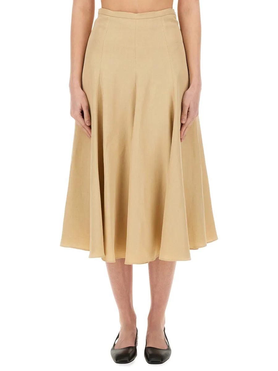 LINEN AND VISCOSE SKIRT sold by Lord & Taylor
