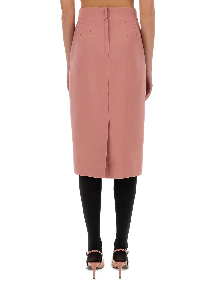 DG LOGO LONGUETTE PENCIL SKIRT sold by Lord & Taylor product image thumbnail 3